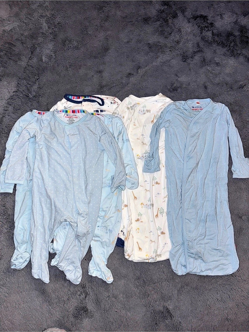 Magnetic Me 6-Piece Footie / Sleep Sacks Bundle 0-3 / NB-3M